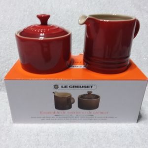 Le Creuset Cream and Sugar Set